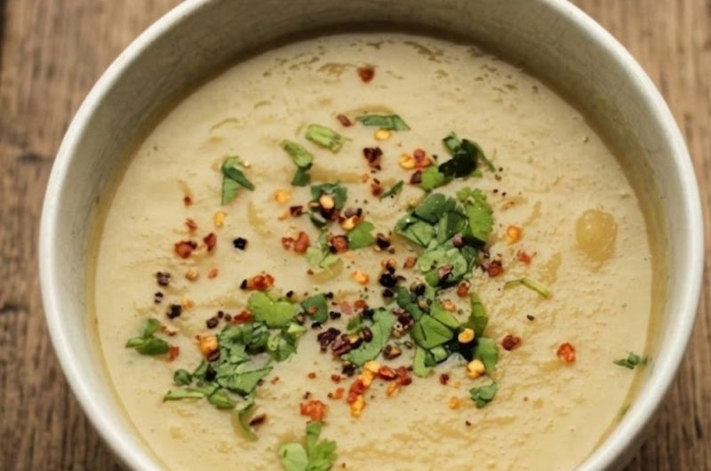 Slow Cooker Spiced Parsnip Soup