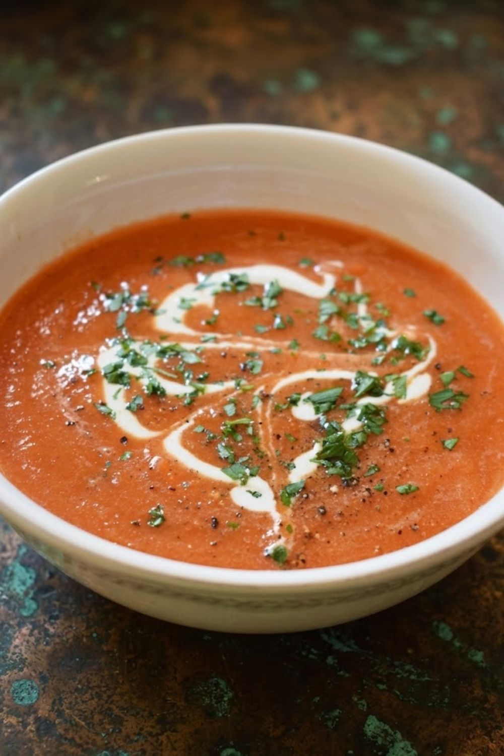 Slow Cooker Tomato Soup With Fresh Tomatoes