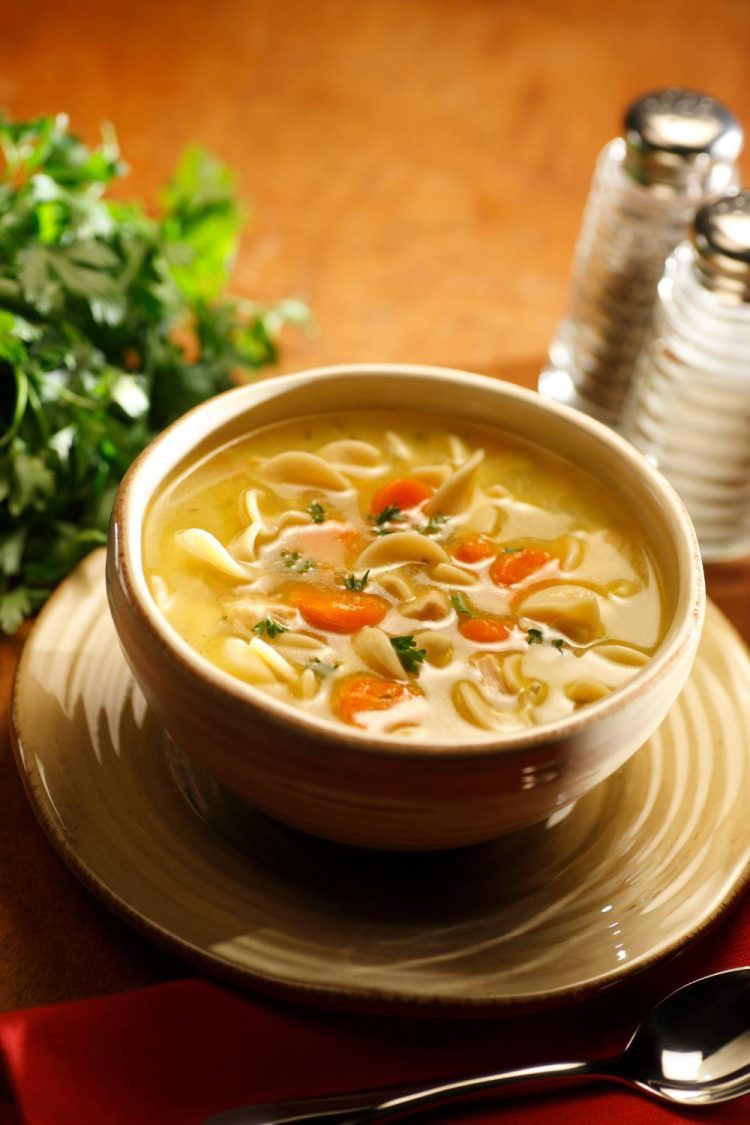 Slow Cooker Chicken Carcass Soup - Easy Peasy Slow Cook