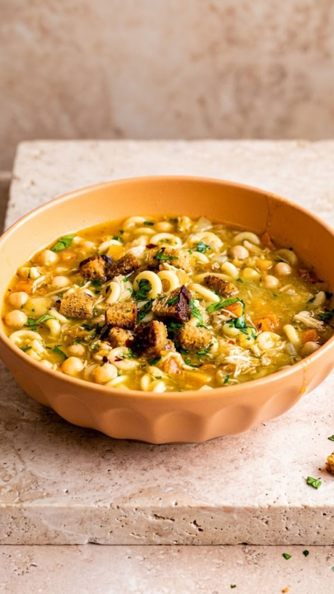 Slow Cooker Chicken Carcass Soup