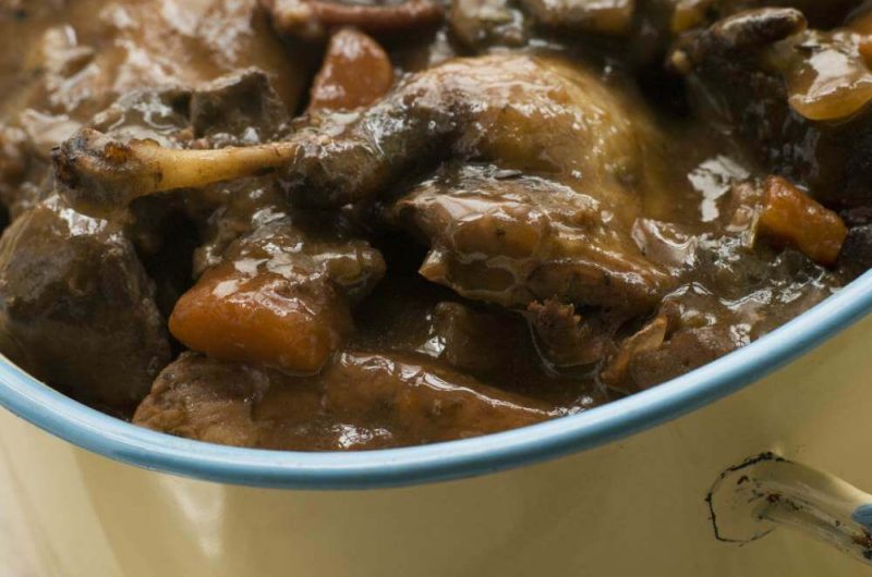 Slow Cooker Pheasant Red Wine Casserole