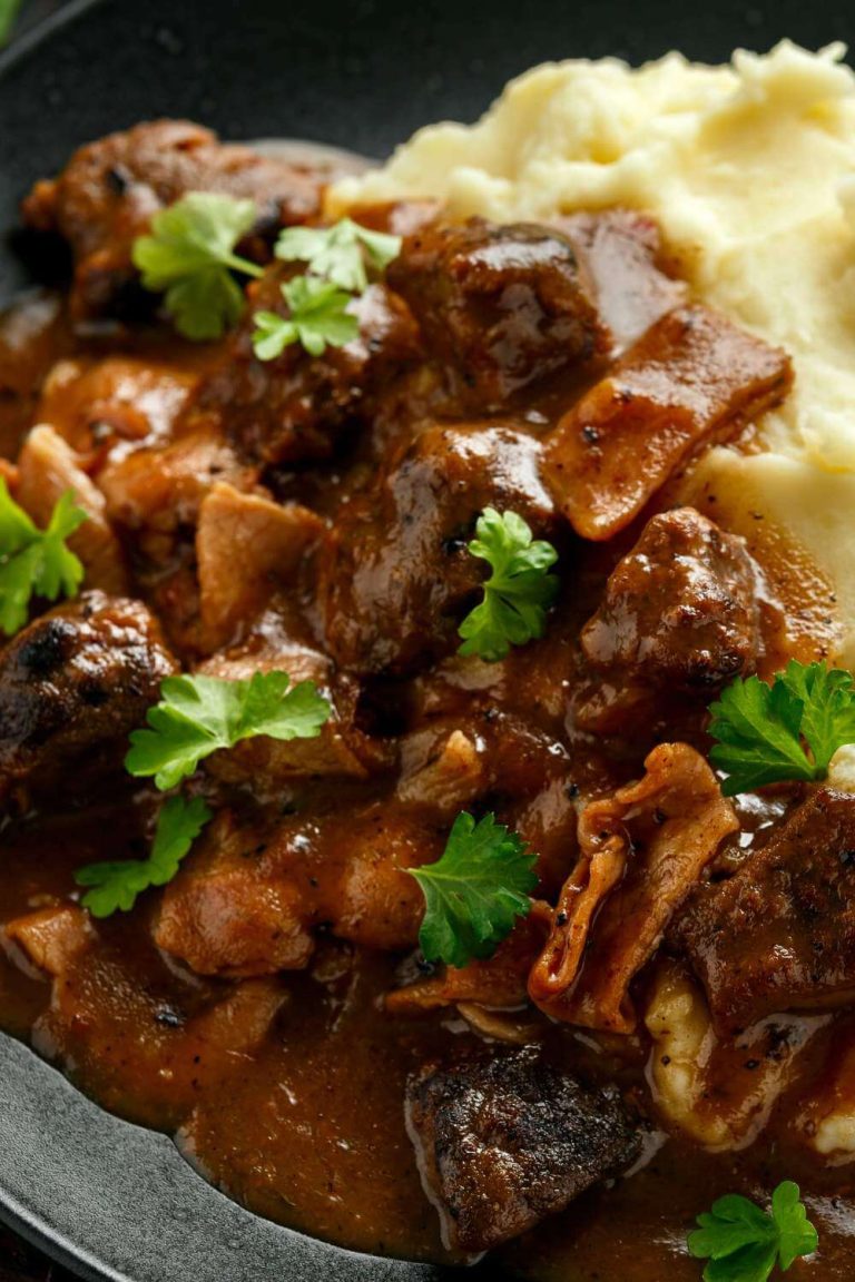 Slow Cooker Liver And Bacon Casserole Easy Peasy Slow Cook