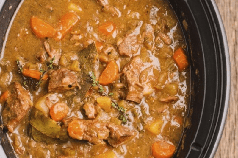 Slow Cooker Irish Stew with Beef and Guinness