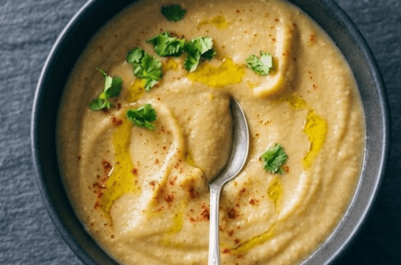 Slow Cooker Moroccan Broad Bean Soup
