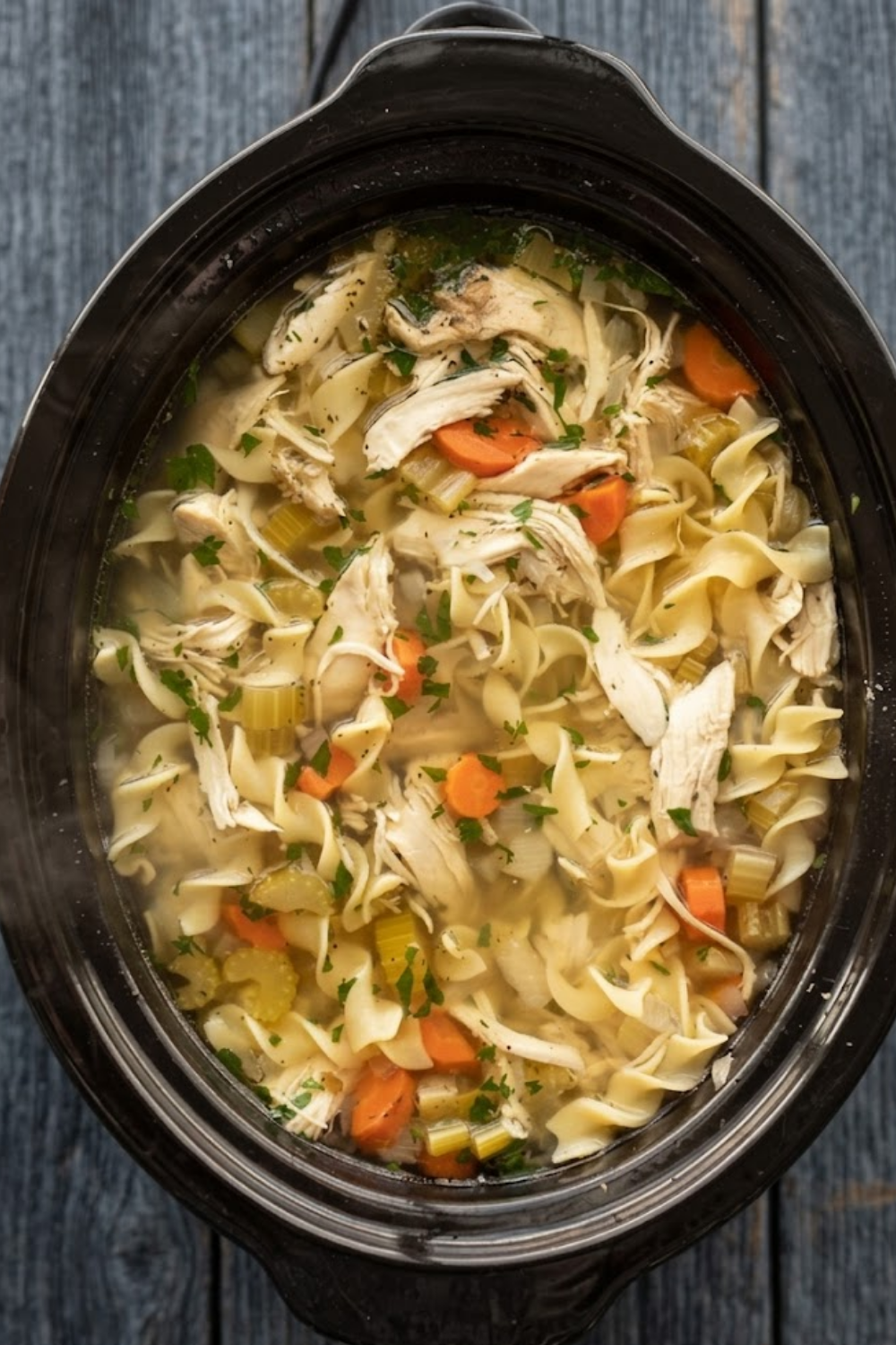 Slow Cooker Chicken Noodle Soup