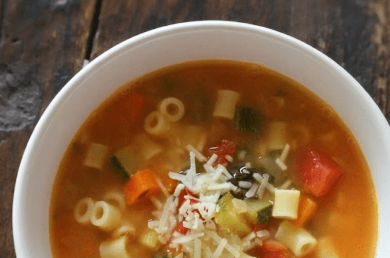 Slow Cooker Minestrone Soup