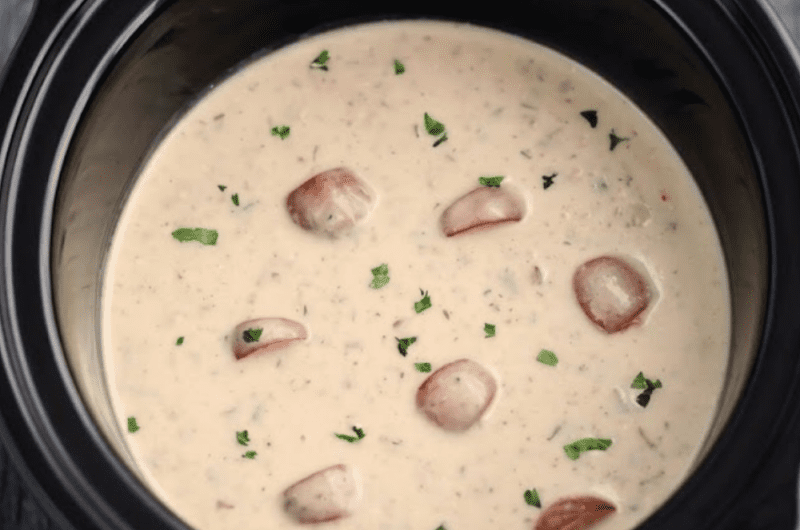 Slow Cooker Cream of Mushroom Soup