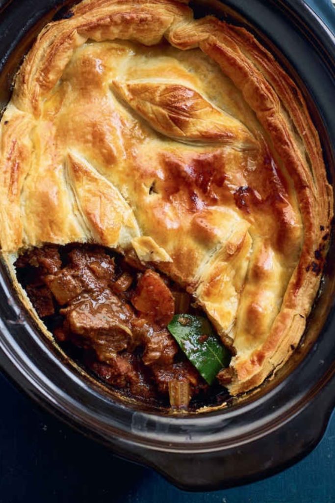 a flaky crust on the Slow Cooker Steak and Guinness Pie.