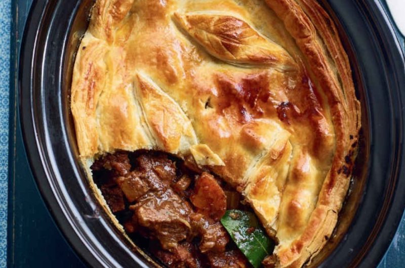 Slow Cooker Steak and Guinness Pie