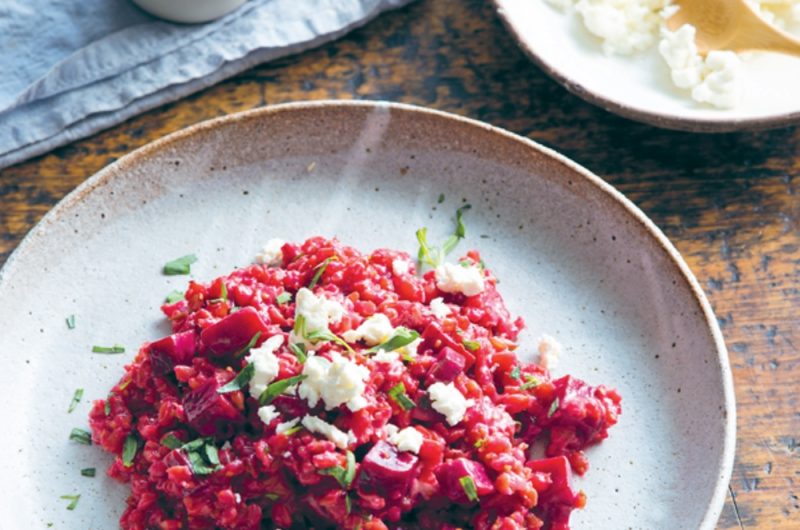 Slow Cooker Beetroot Risotto