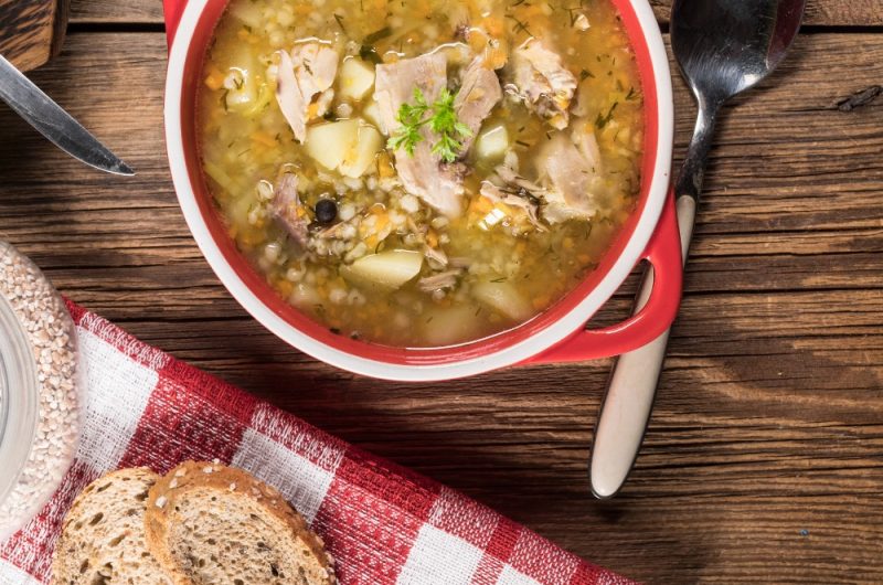 Slow Cooker Chicken Barley Soup