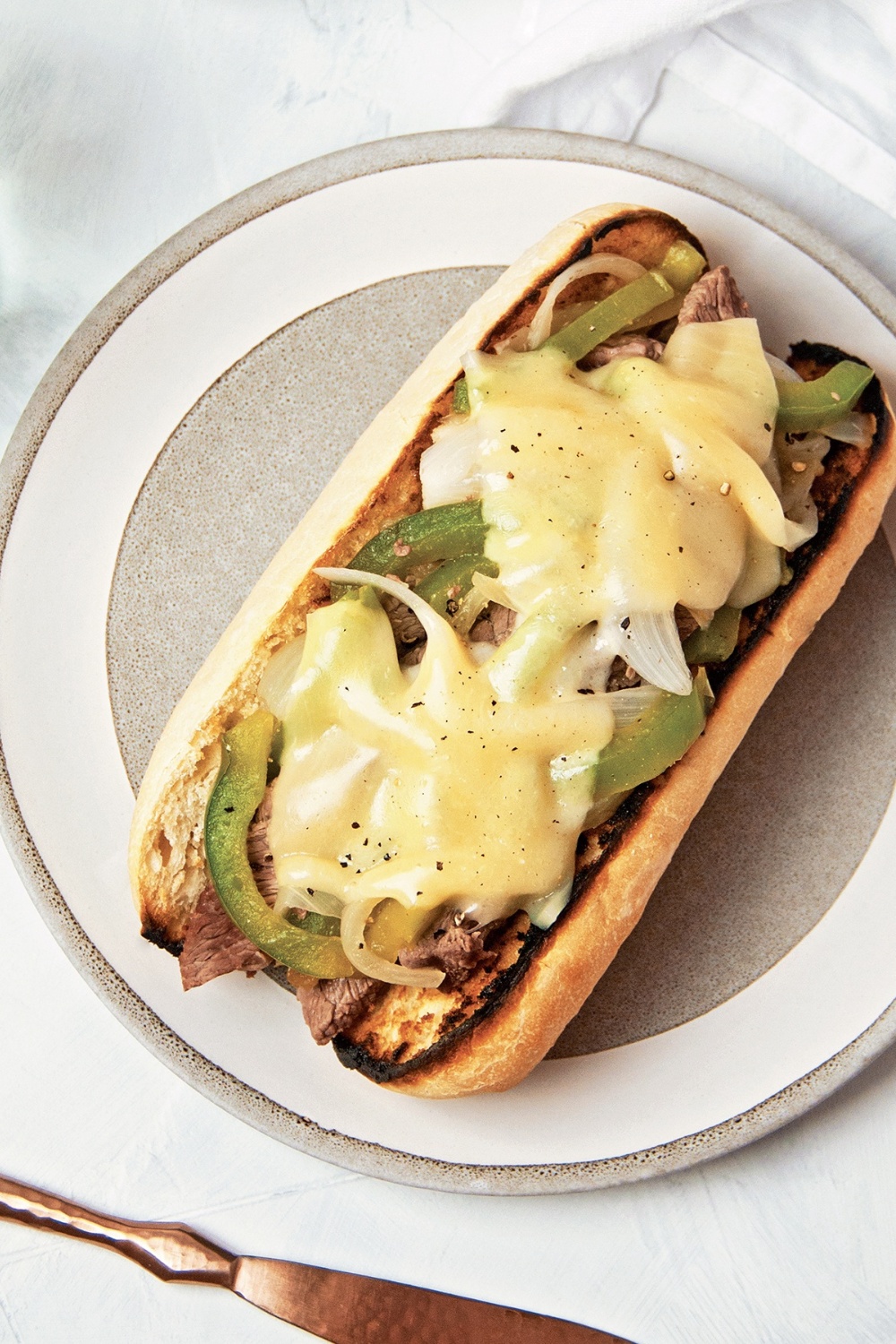 Slow Cooker Philly Cheesesteak