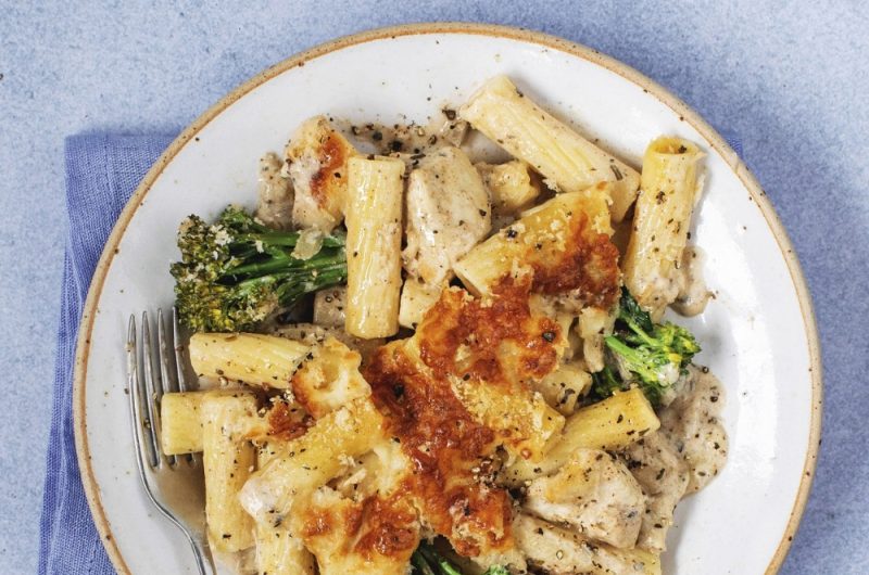 Bored of Lunch Chicken and Broccoli Pasta Bake