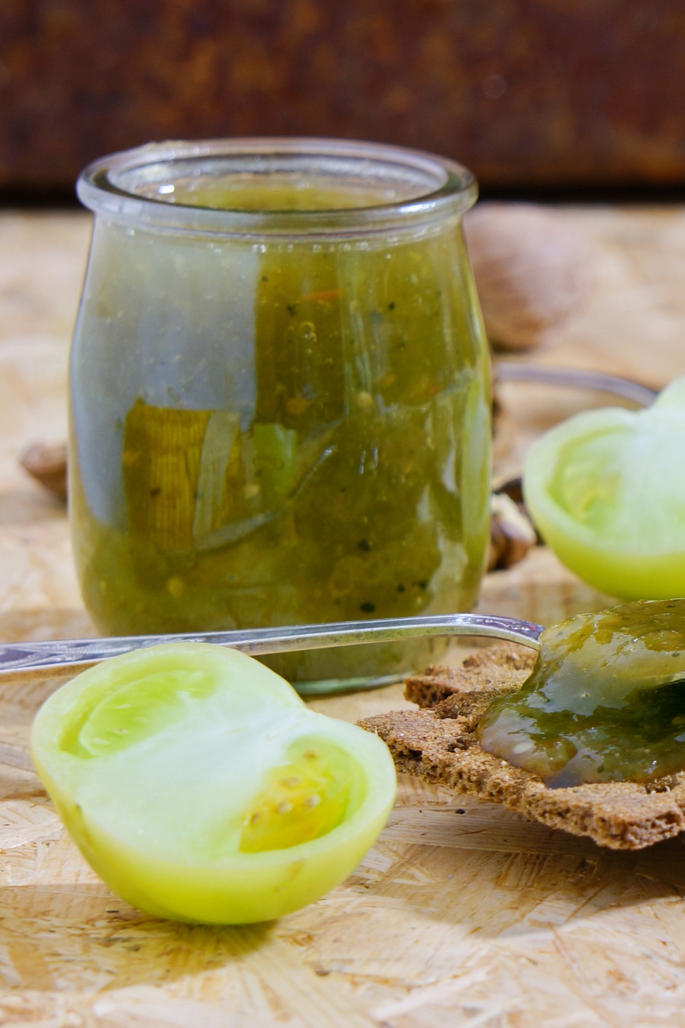 Slow Cooker Green Tomato Jam