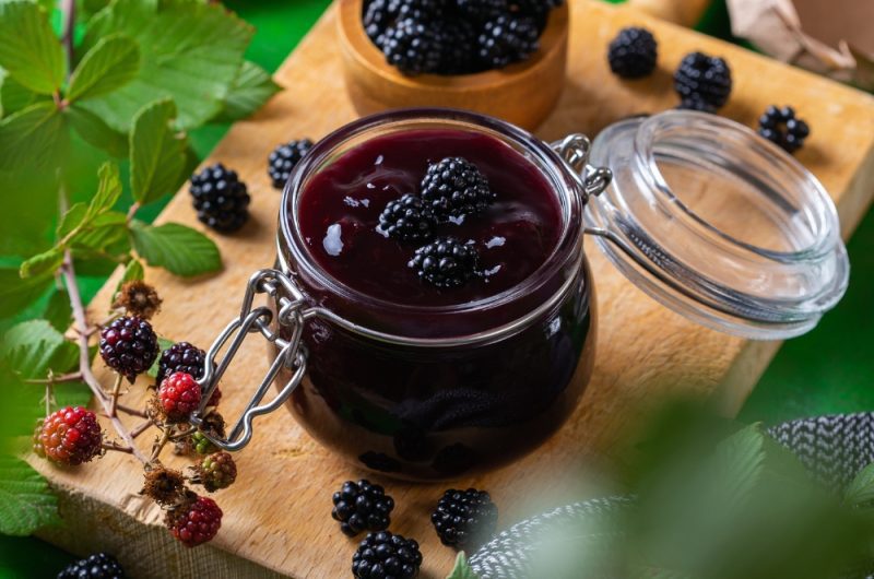 Blackberry Jam in Slow Cooker