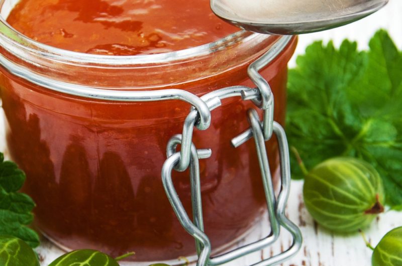 Slow Cooker Gooseberry Jam