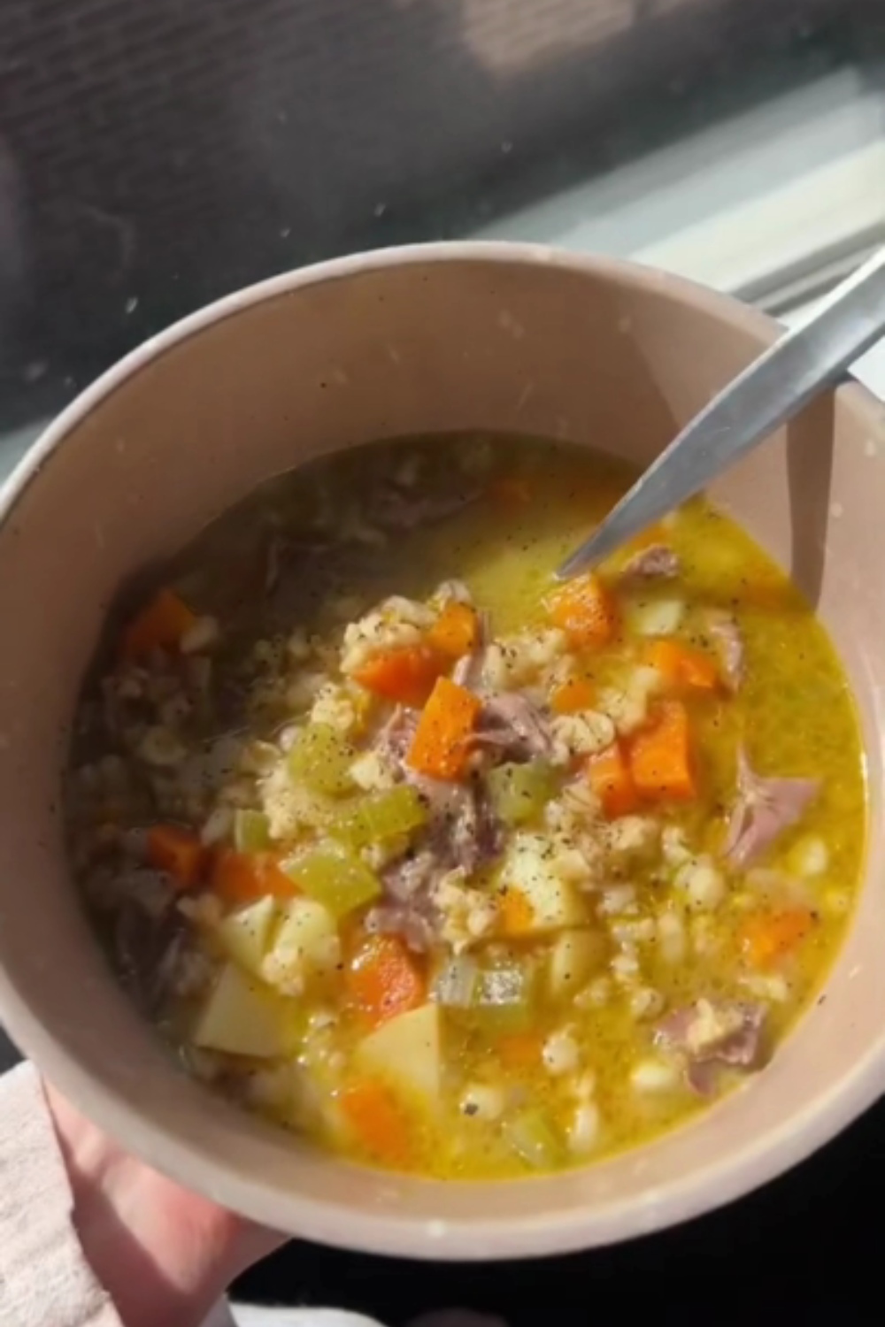 Slow Cooker Lamb Shank Soup