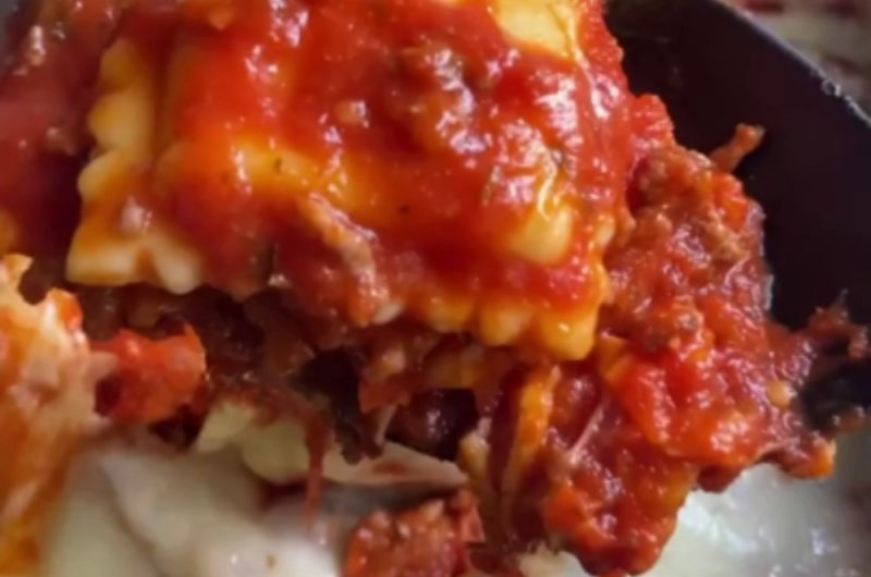 Slow Cooker Ravioli Lasagna Recipe