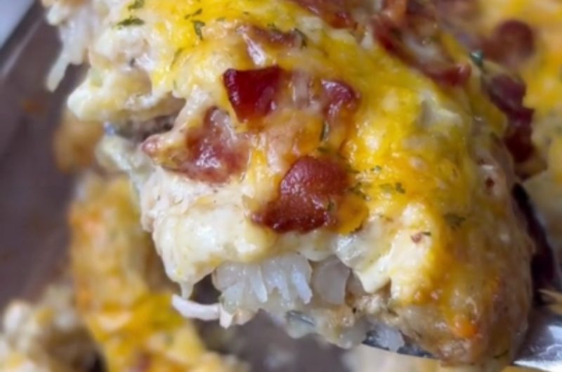 Slow Cooker Tater Tot Chicken Casserole