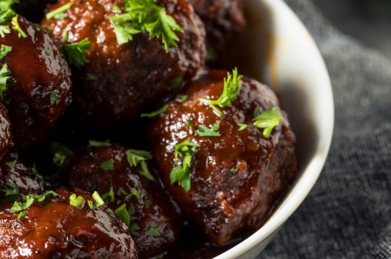 4 Ingredient Crockpot Meatballs