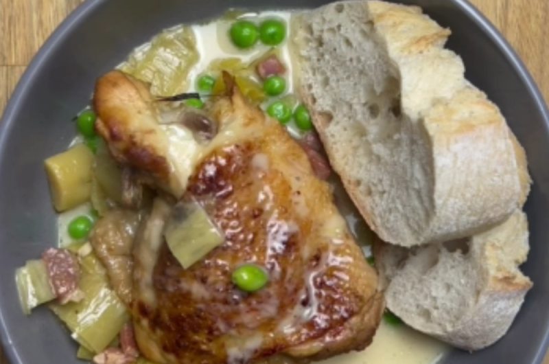 5-ingredient Slow Cooker Honey Mustard Chicken