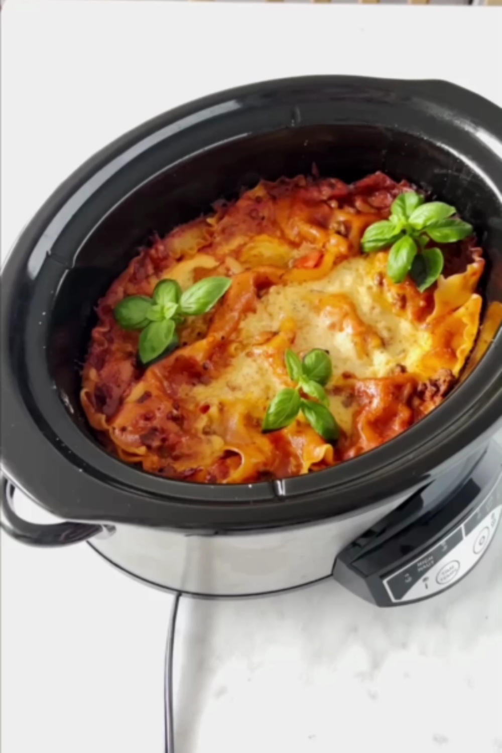 5 Ingredient Slow Cooker Lasagna