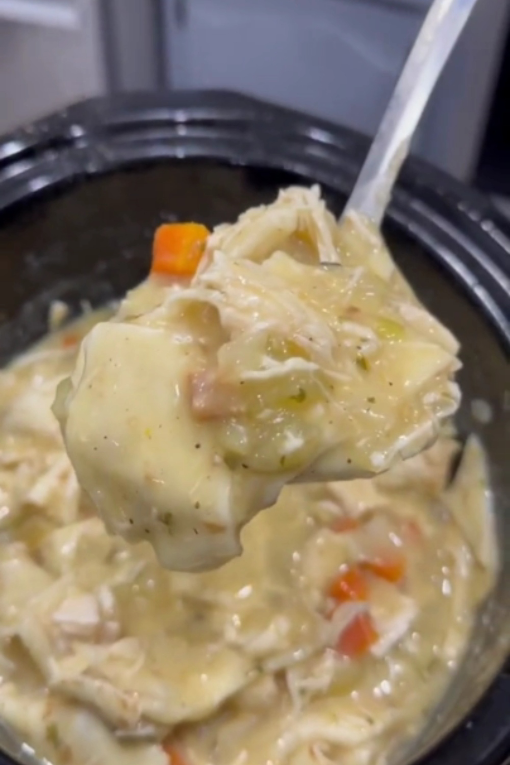 4 Ingredient Crockpot Chicken and Dumplings