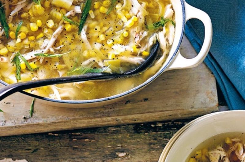 Slow Cooker Chicken and Sweetcorn Soup