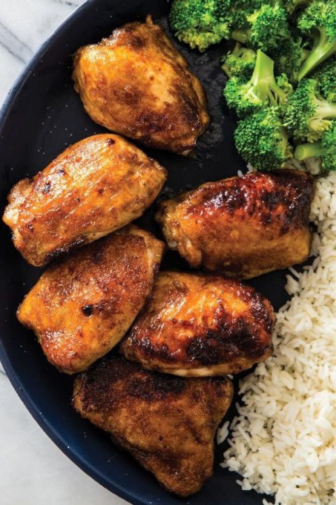 Slow Cooker Chinese Barbecued Chicken Thighs