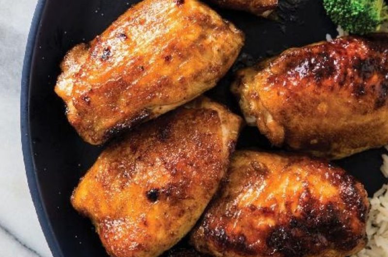 Slow Cooker Chinese Barbecued Chicken Thighs