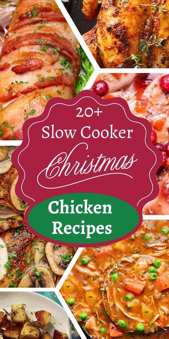 20 Slow Cooker Christmas Chicken Recipes