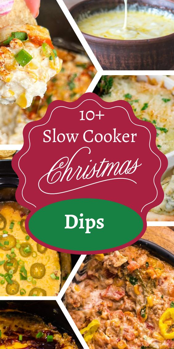 10 Slow Cooker Christmas Dips