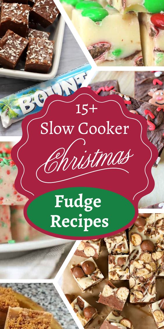 15 Slow Cooker Christmas Fudge Recipes