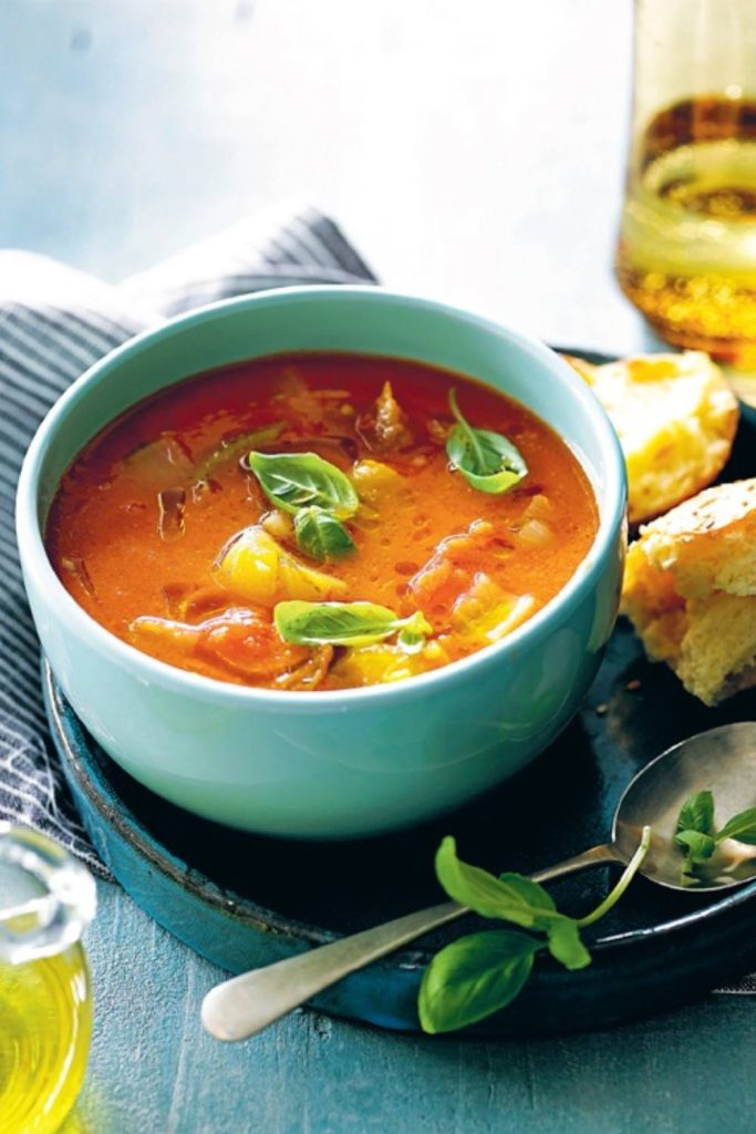 Slow Cooker Chunky Tomato Soup