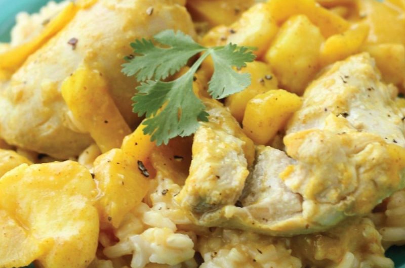 Slow Cooker Curried Chicken Dinner