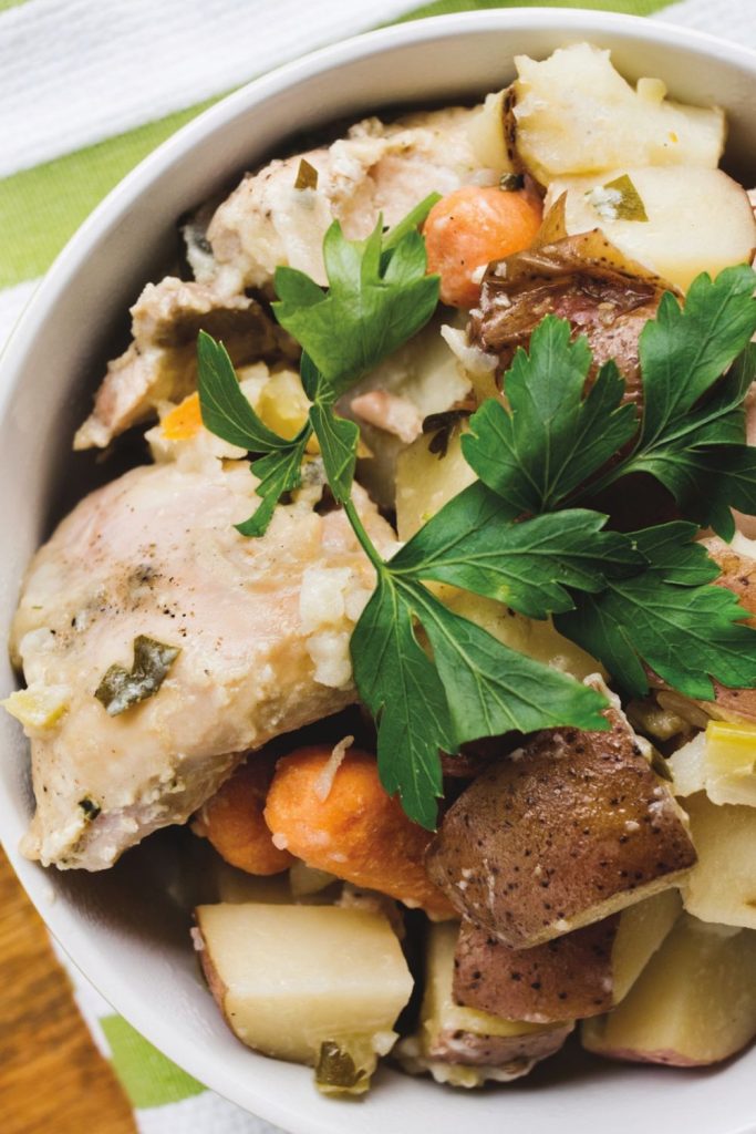 Slow Cooker Melt-in-your-mouth Chicken Pot Roast