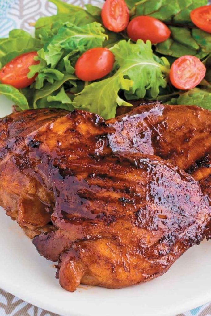 Slow Cooker Sweet and Saucy Chicken Thighs