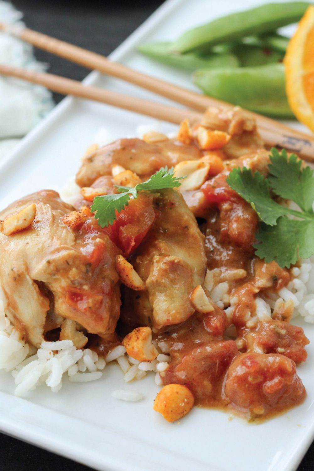 Slow Cooker Thai Chicken Thighs