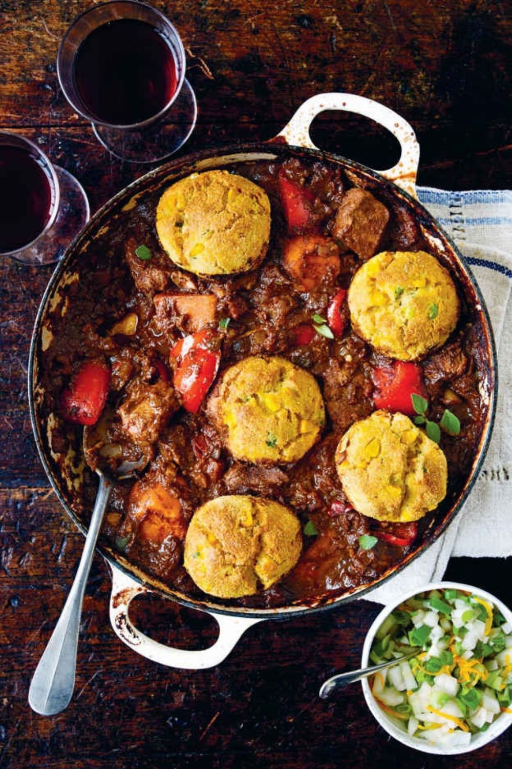 Brazilian Pork Stew with Corn Dumplings