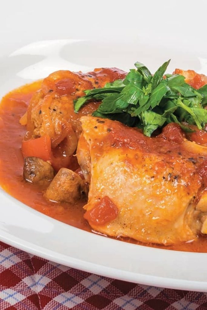 Crockpot Chicken Cacciatore