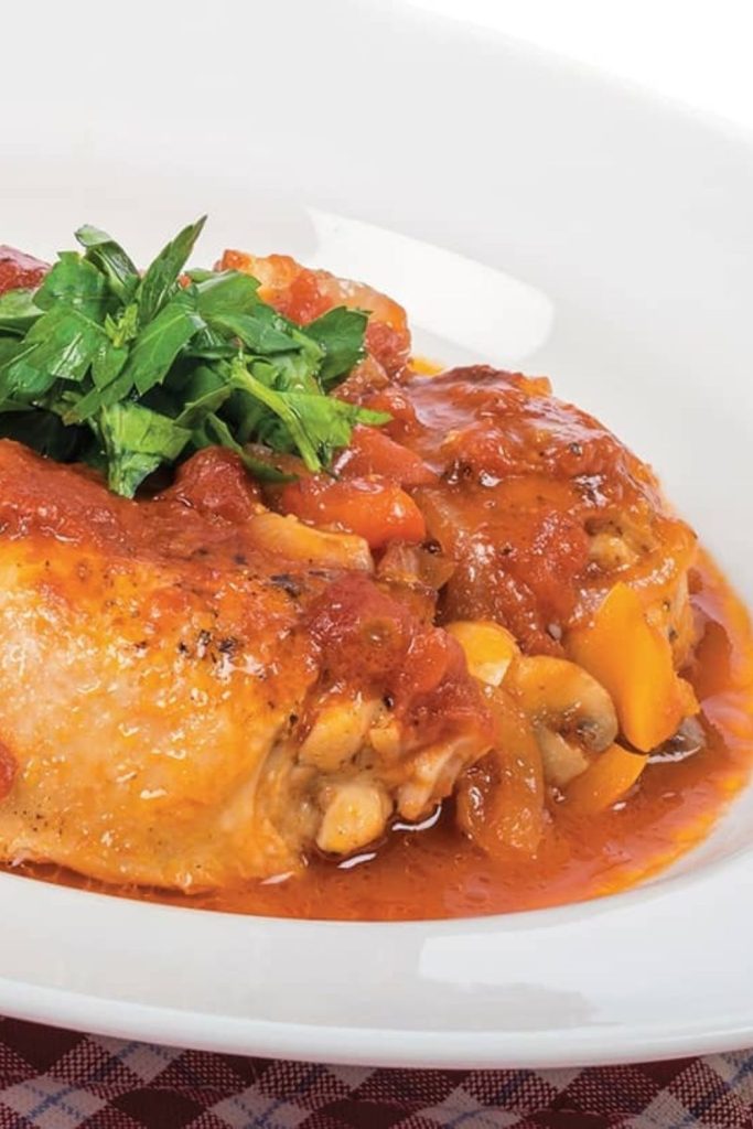 Crockpot Chicken Cacciatore