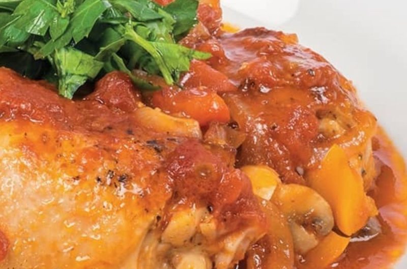 Crockpot Chicken Cacciatore