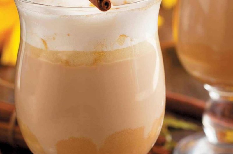 Maple-sweetened Pumpkin-spiced Latte In Slow Cooker