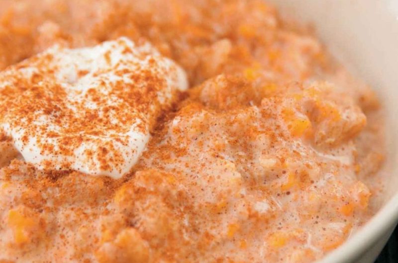 Slow Cooker Pumpkin Pie Oatmeal