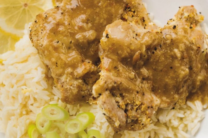 Slow Cooker Lemon Pepper Chicken Breast