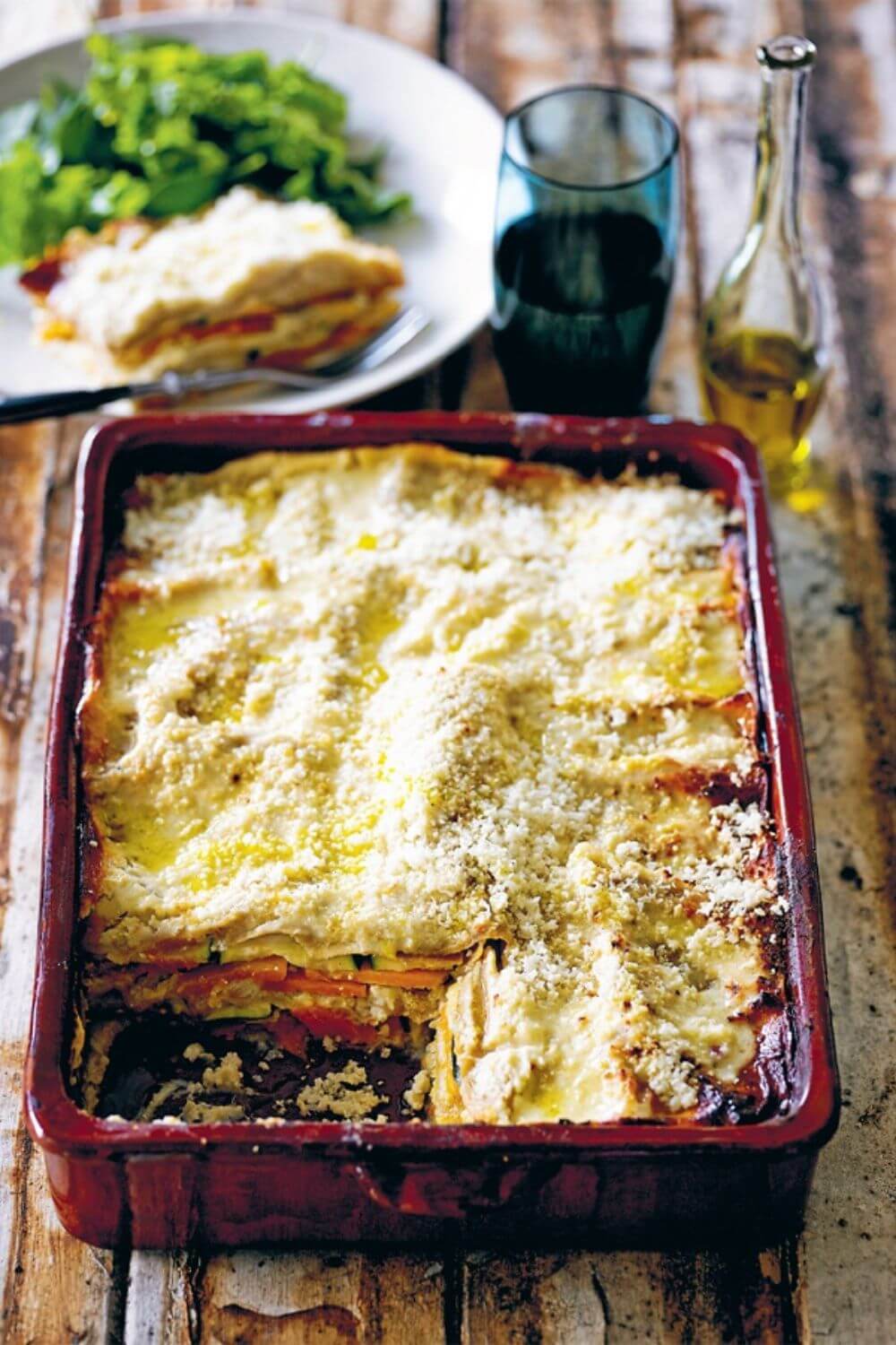 Slow Cooker Cauliflower, Celeriac and Pumpkin Lasagne