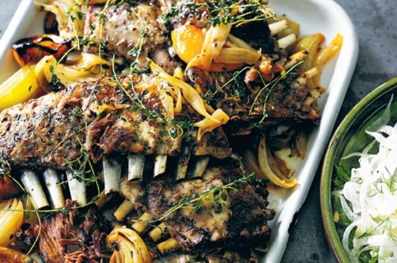 Slow Cooker Lemon and Cumin Lamb Ribs