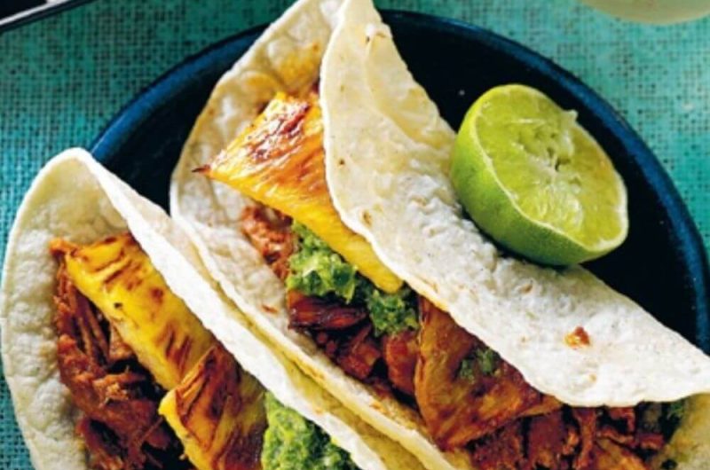 Slow Cooker Pork and Pineapple Tacos