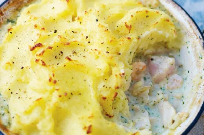 Slow Cooker Sustainable Fish Pie