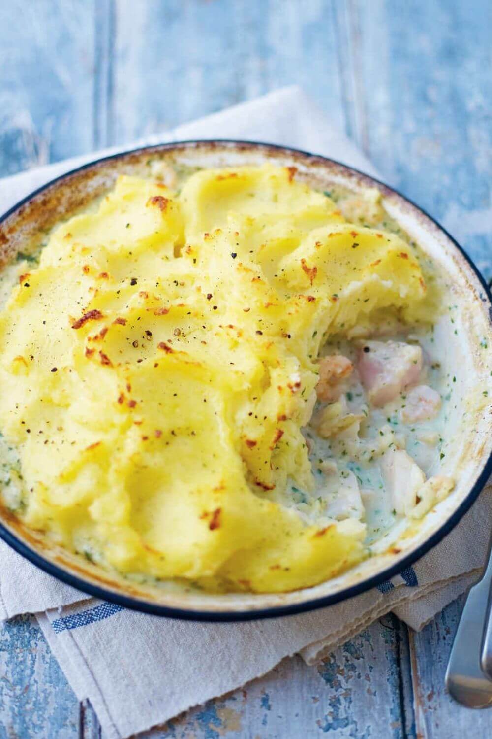 Slow Cooker Sustainable Fish Pie